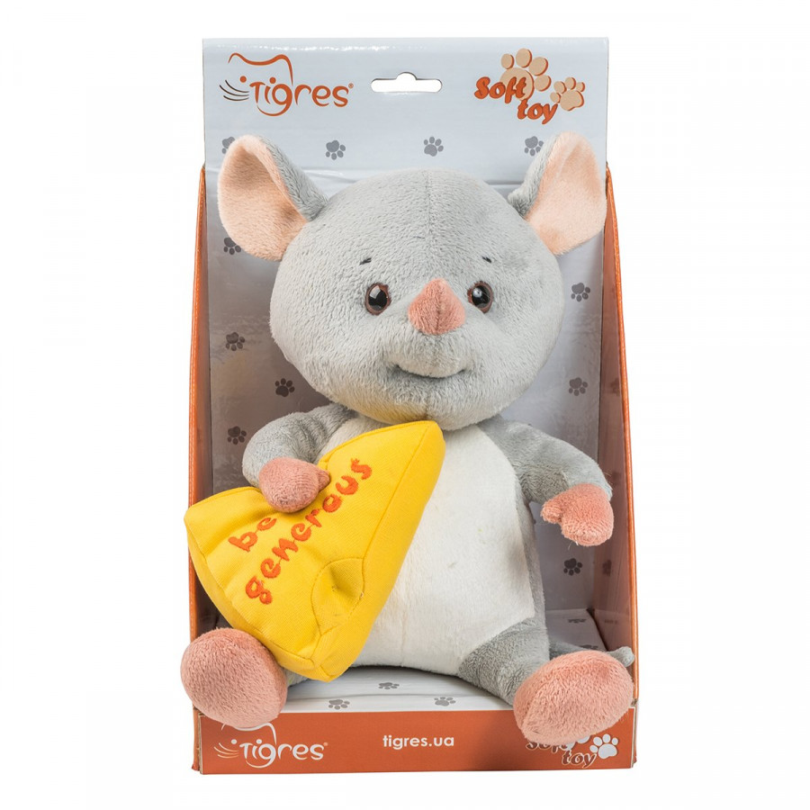 М`яка іграшка Мишка "Be generous" 22 см, ІГ-0067