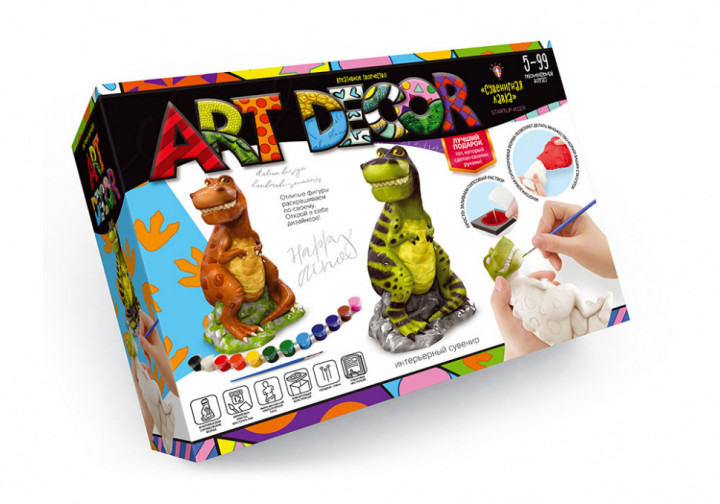Набір креативної творчості "Art Decor" укр. (8), ARTD-01-01U,02U,03U,04U