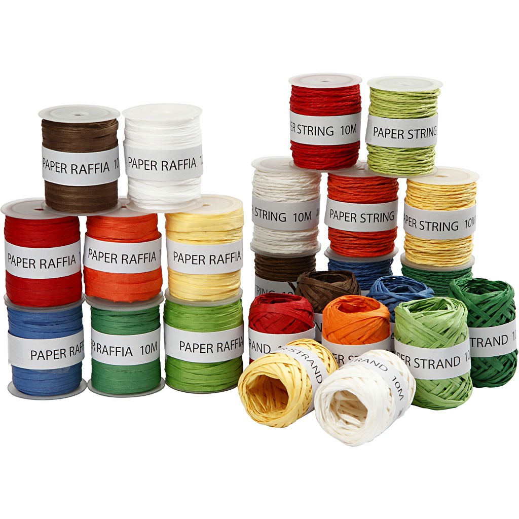 Лента бумажная декоративная 10 м (3 дизайна), цвета в ассортименте, 50325 ТМ "Creativ Company"