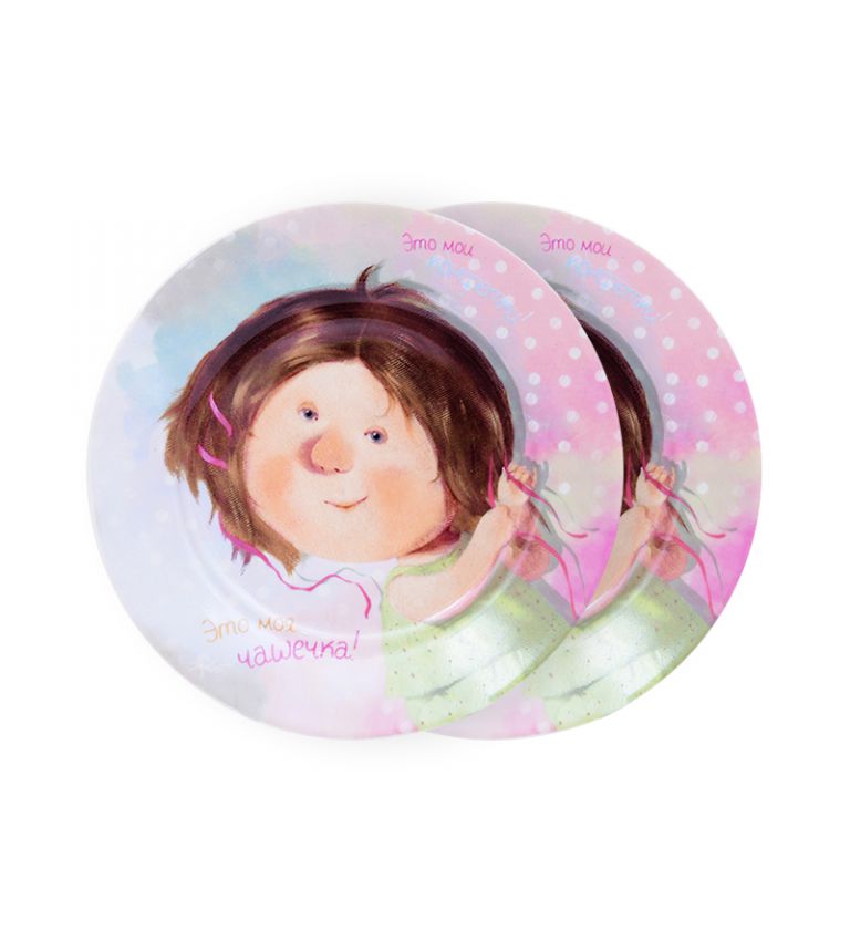 Набор из 2-х тарелок "Девичьи тайны" 19 см, 924-497 Gapchinska