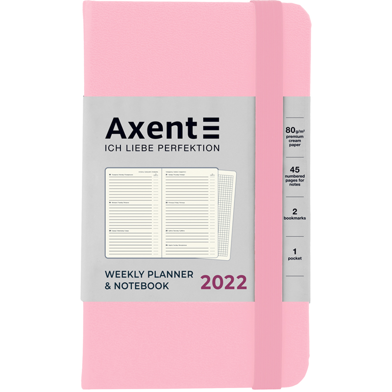 Еженедельник 2022, Pocket Strong, 90*150, светло-розовый, 8508-22-49-A