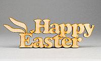 Заготовка деревянная Надпись "Happy Easter", ПР-П1