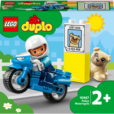 Конструктор Lego Duplo "Полицейский мотоцикл", 10967