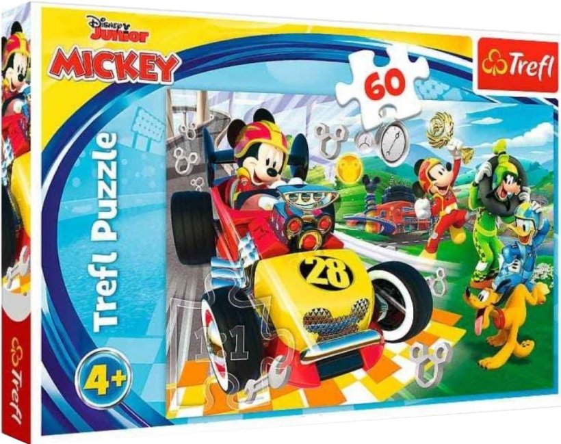 Пазл "60" - Ралі з друзями/Disney Mickey and the Roadster Racers Trefl, 17322 2
