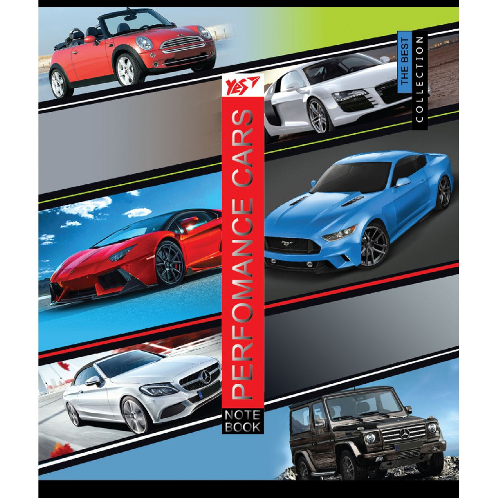 Зошит 12 кл. YES "Performance cars" 763238, (7798)