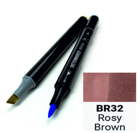 Маркер двосторонній SKETCHMARKER Brush Рожево-коричневий, SMB-BR32 3