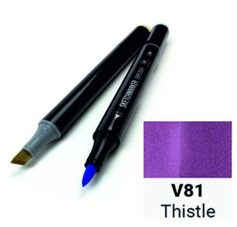 Маркер двухсторонний SKETCHMARKER Brush Чертополох, SMB-V81 3