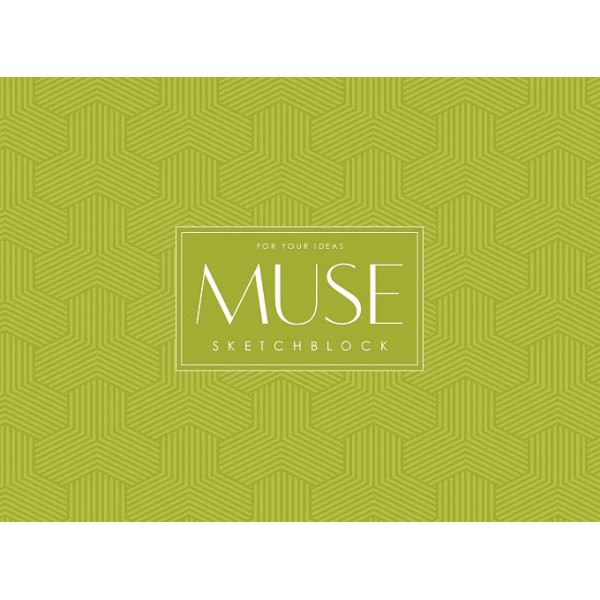 Блок на склейці "Sketch" А5+, 40 арк. "MUSE" (2990)