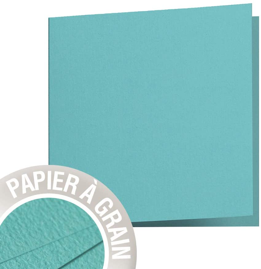 Заготівка д/листівок складена зерниста Pollen 160*160 мм/210 г, Seagreen/Морська хвиля, 28219C