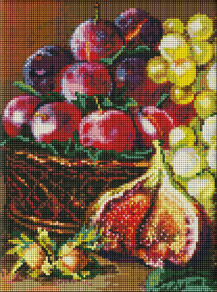 Набір з алмазною мозаїкою "Шедевр в деталях ©Amalie Kärcher" 30*40 см, AMO7251 ТМ "Ідейка"