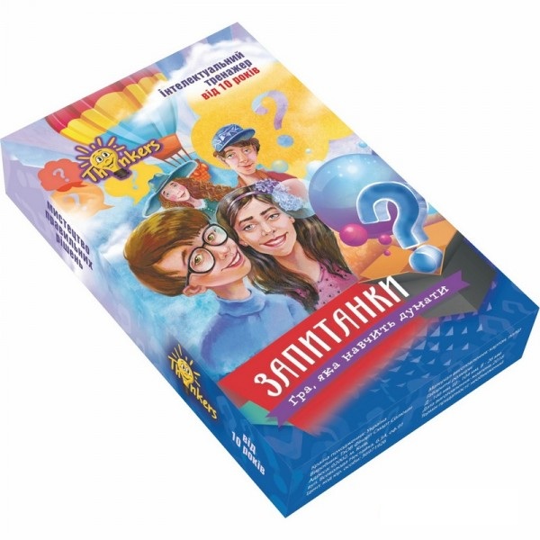 Игра настольная "Вопросы" 10+ (укр), ТМ "Thinkers", 10011