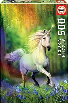 Пазл "500" - Цуценя у гамаку, Educa, 18477