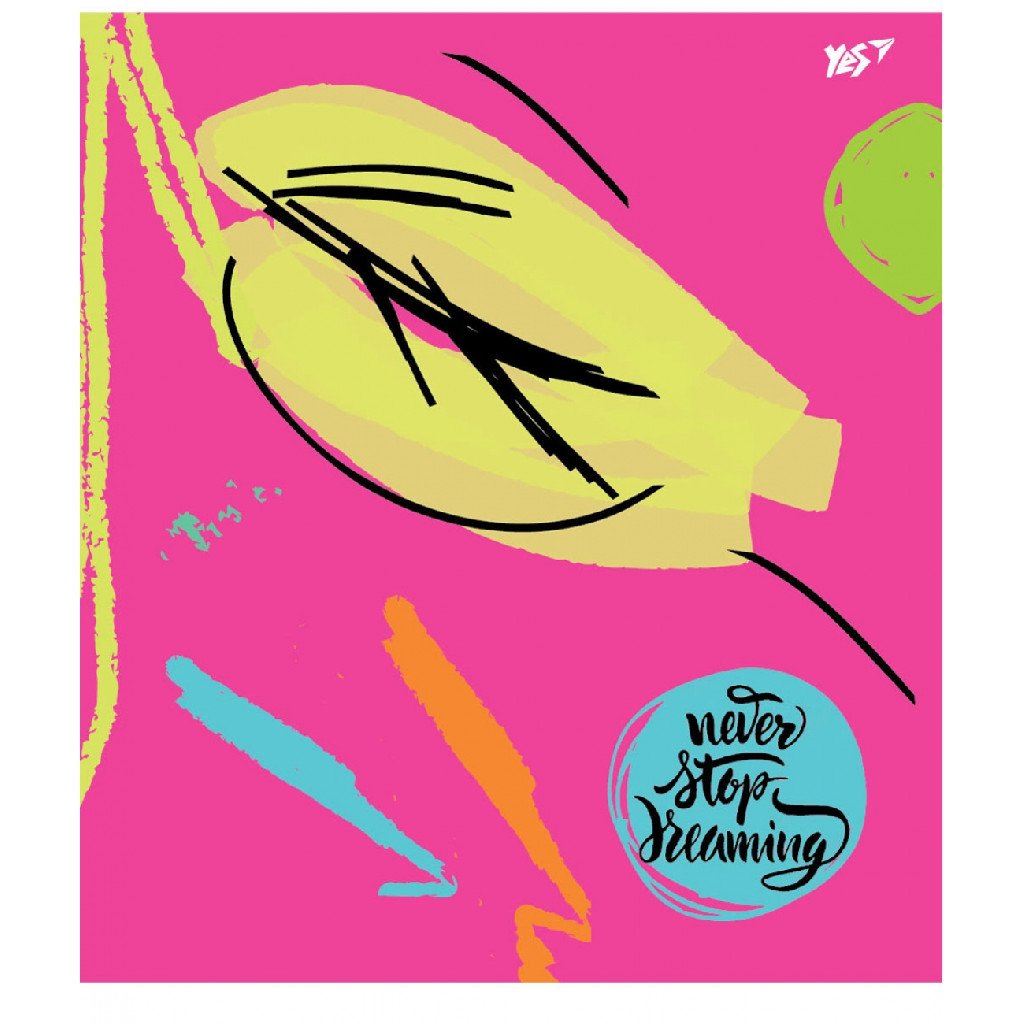 Зошит 24 лін. YES "Paint Brush" 763266
