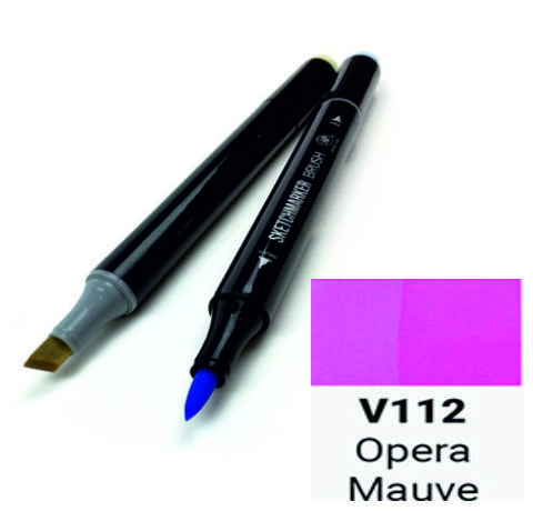 Маркер двусторонний SKETCHMARKER Brush Розово-лиловый, SMB-V112 3
