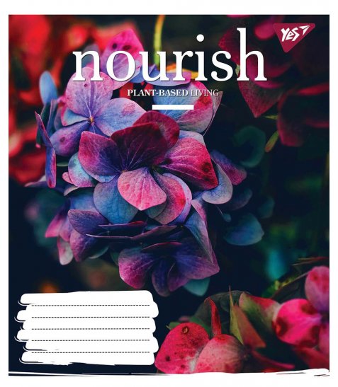 Зошит 60 лін. YES "Nourish", 764173