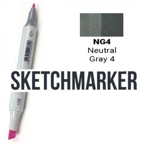 Маркер двосторонній SKETCHMARKER Нейтральний сірий 4, SM-NG4 3