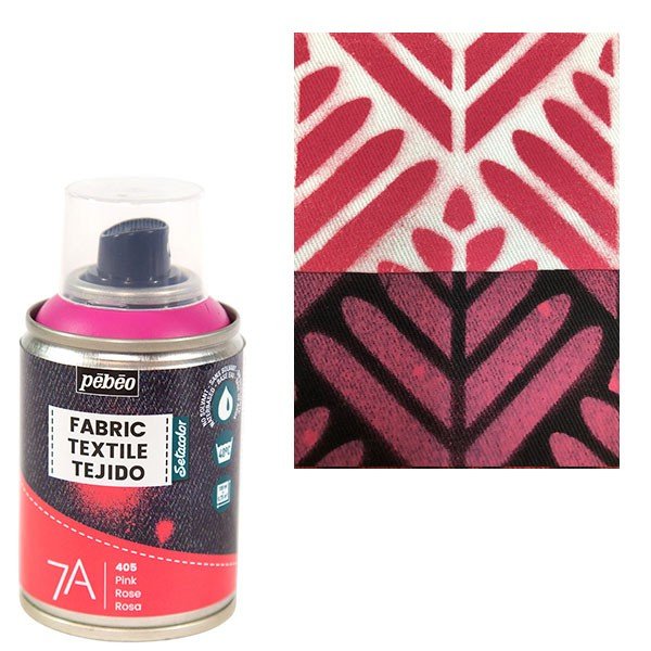 Краска-спрей по ткани 7А Setacolor 100 мл, розовый, 805405 Pebeo