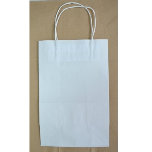 Крафт пакет с ручкой 29*12*20 см, белый