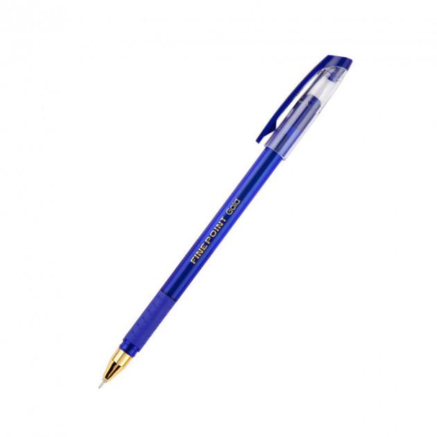 Ручка кулькова Fine Point Gold Dlx., синя, UX-139-02 ***