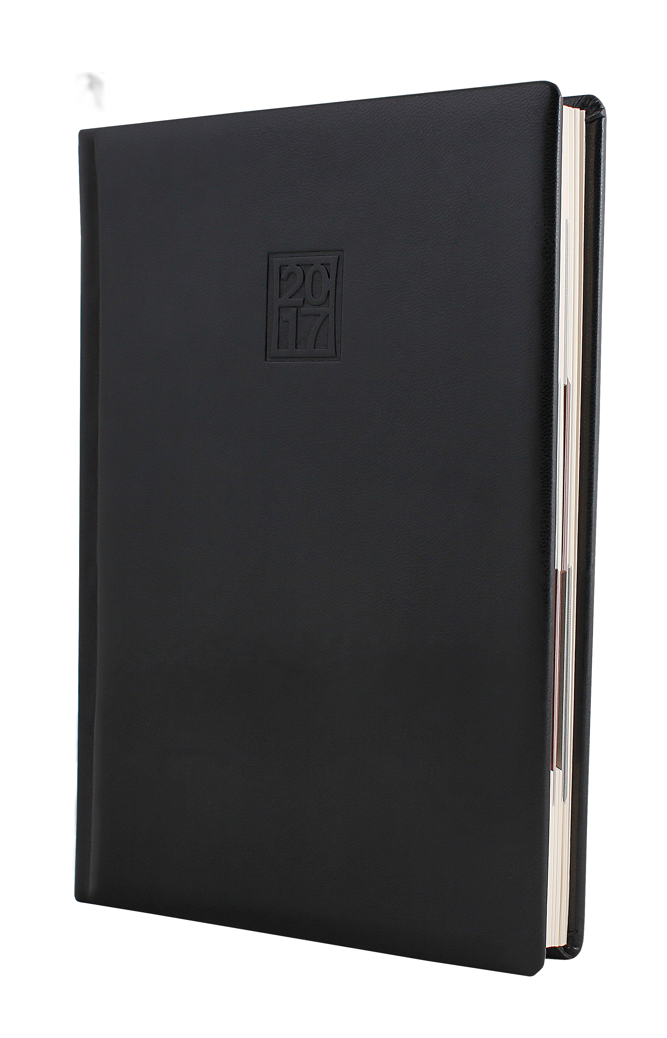 Щоденник датований А5 2017, CAPRICE, чорний, O25222-01