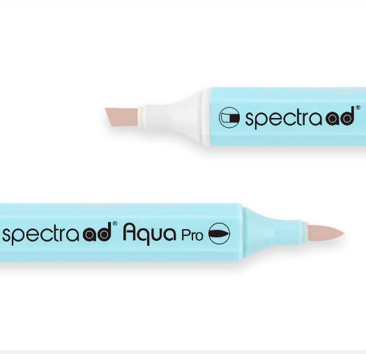 Маркер двосторонній на водній основі Spectra AD 010 Жовта охра, 010-SADAQP