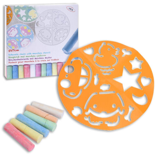 Набір для малювання з крейдою (6 шт.) і трафаретом d57 см, B18200010