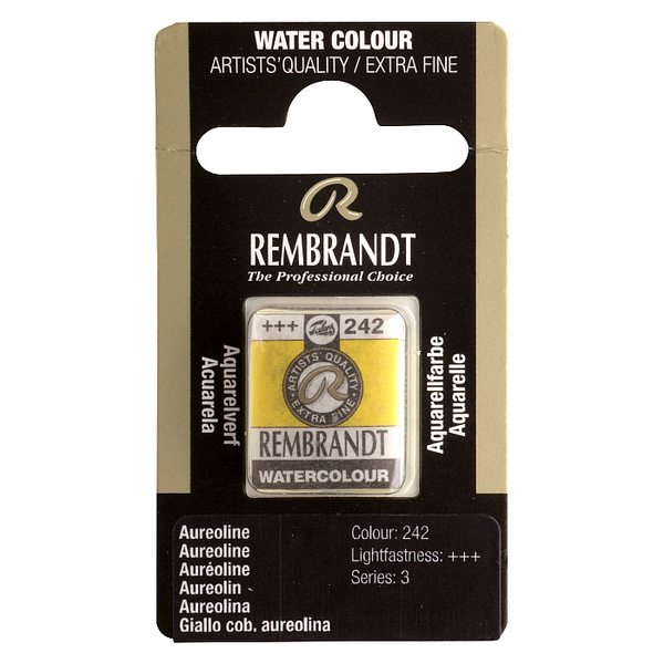 Краска акварельная Rembrandt 242 Ореолин, кювета, Royal Talens