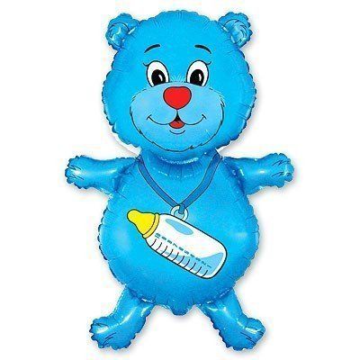 Шар воздушный Фигура Медвежонок - мальчик Ф, 1207-0477