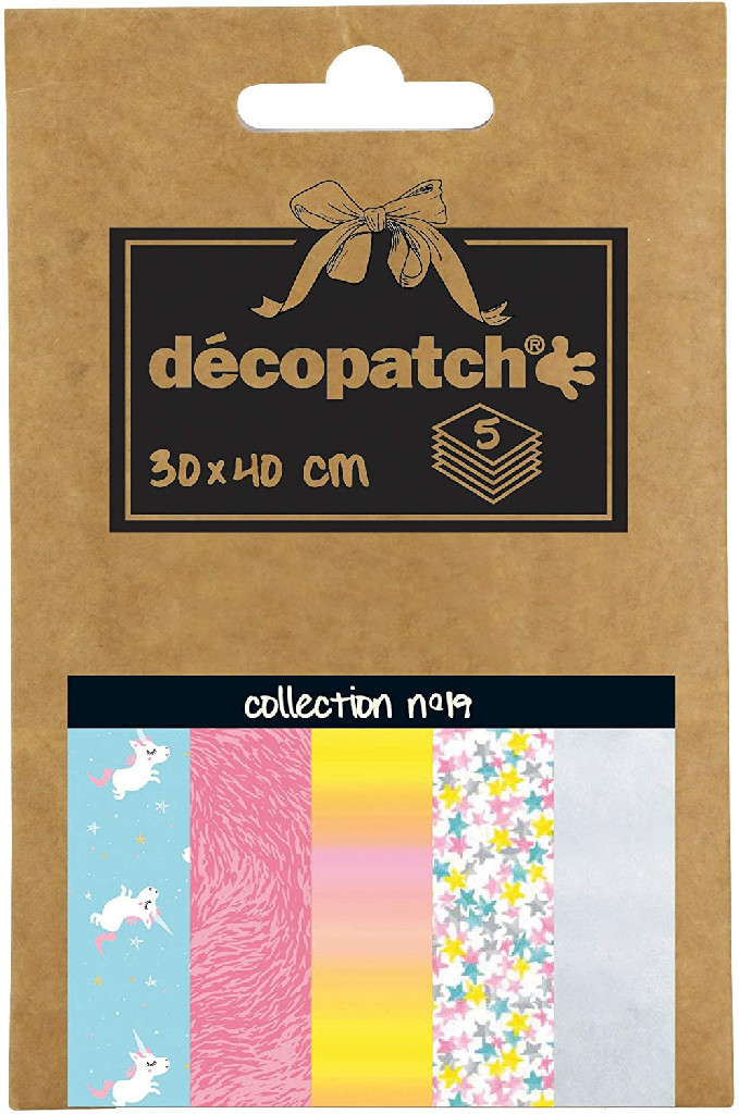Набір паперу для декупажу Сollection №19, 5 арк, DP019O ТМ "Clairefontaine"