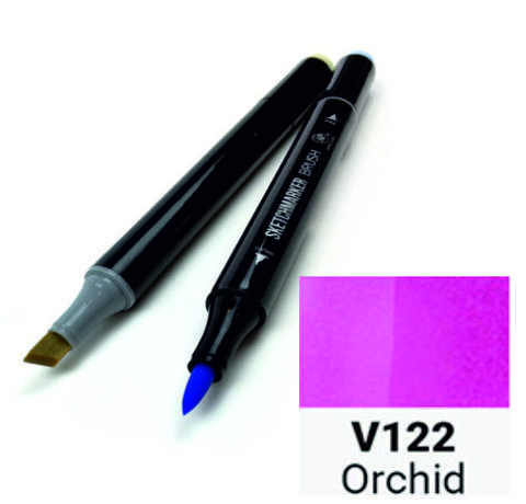 Маркер двухсторонний SKETCHMARKER Brush Орхидея, SMB-V122 3