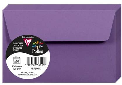 Конверт декоративний Pollen FT30 (90*140 мм)/120 г, Int.lilac/Інт.бузковий, 5601C