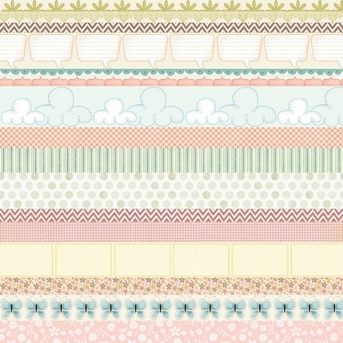 Папір для скрапбукiнгу Фантазія Асорті (10)