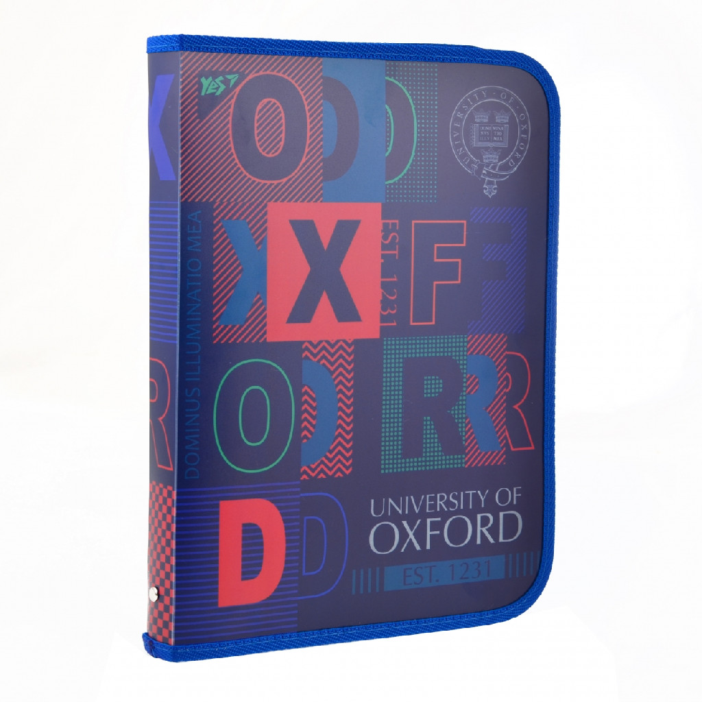 Папка для праці пласт. на блискавці FC "Oxford", 491587 Yes