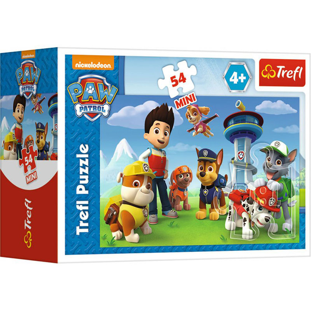 Пазл "54 Міні" - Щеняча місія, Viacom PAW Patrol, Trefl, 54163