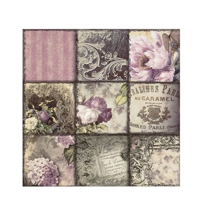 Декупажні серветки "Вінтажні марки", 33*33 см, ti-flair