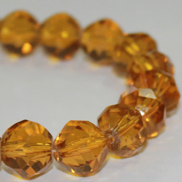 Бусы хрустальные на нитке, 10 мм/42 шт., 11391/111C Crystal Art