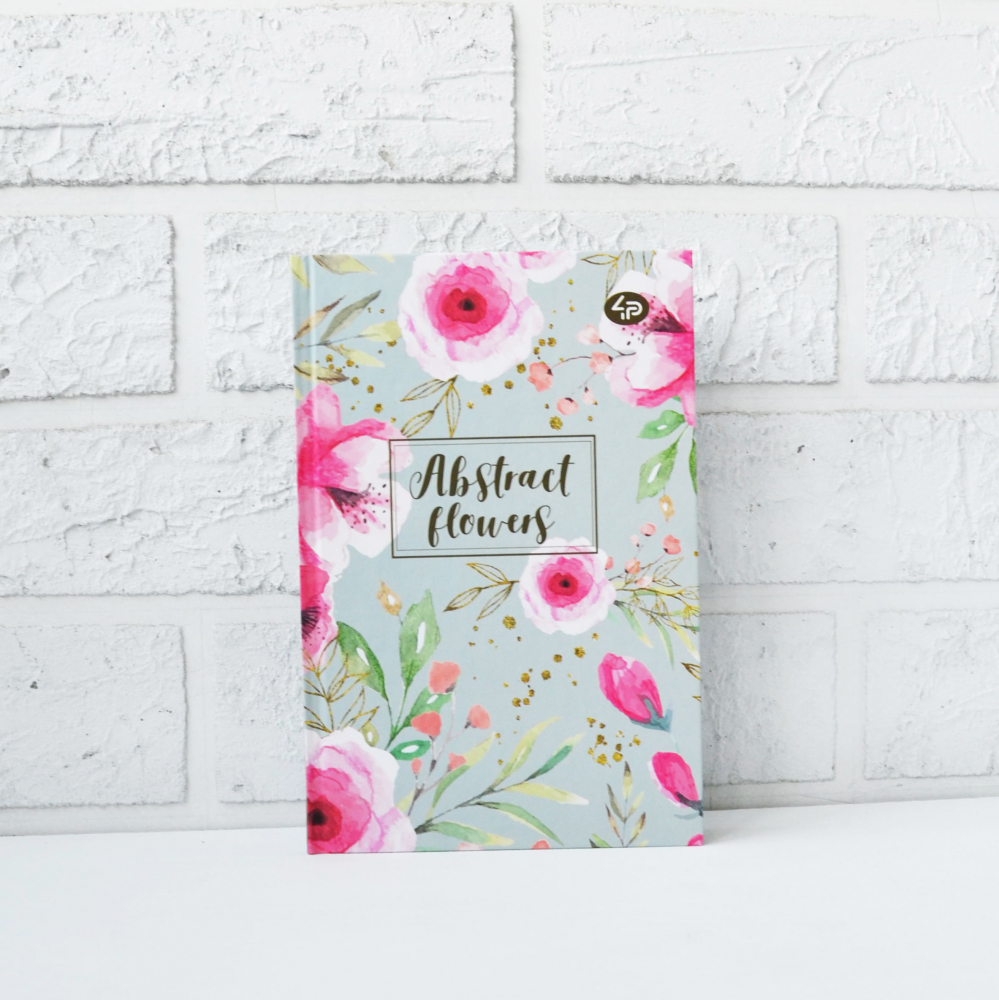 Блокнот А5 "Abstract flowers" green, 902453 TM Profiplan