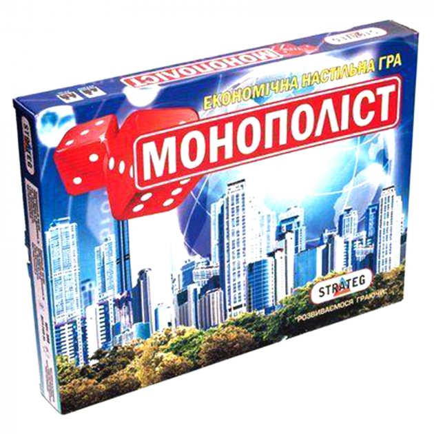 Гра настільна "Монополіст" (укр) 508, ТМ "Strateg"