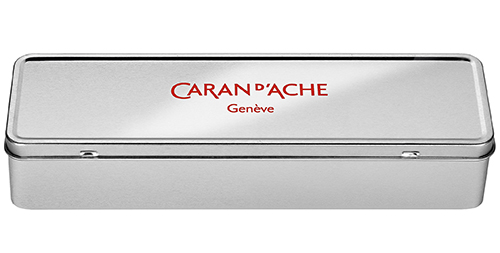 Металевий бокс для 18 олівців Сірий Caran d`Ache, 100006.071