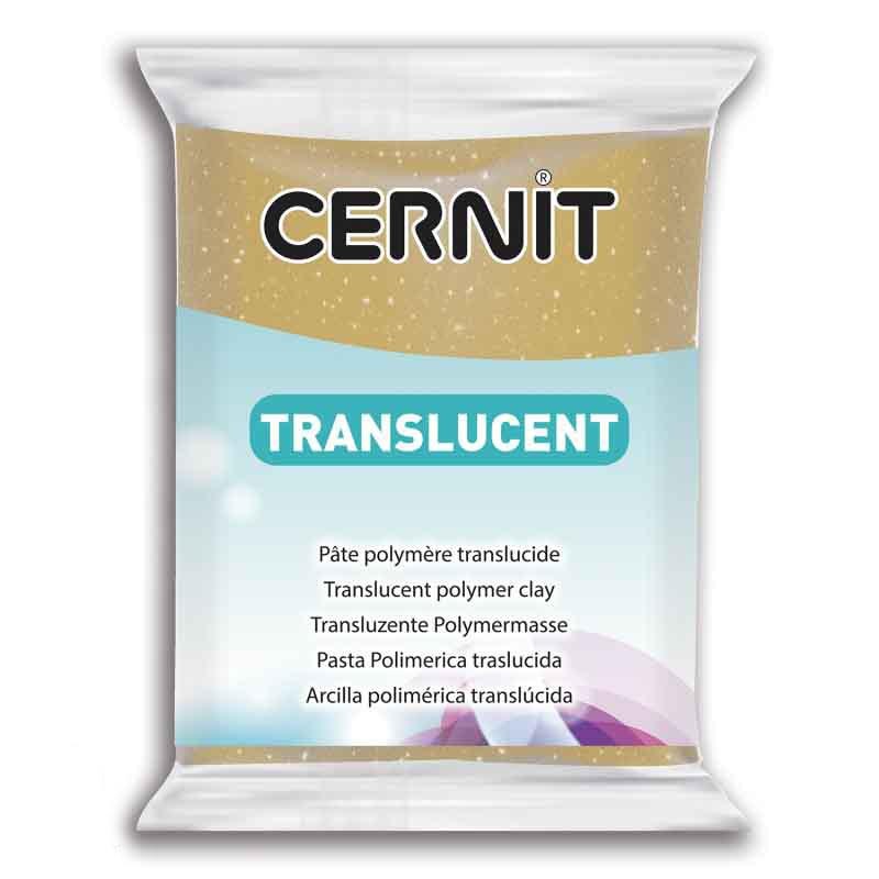 Моделін CERNIT-TRANSLUCENT 56гр. золотий з глітером, CR-CE0920056050
