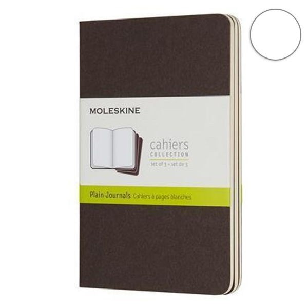 Записник Коричневий кишеньк. нелінований, Moleskine Cahier, CH013P2F
