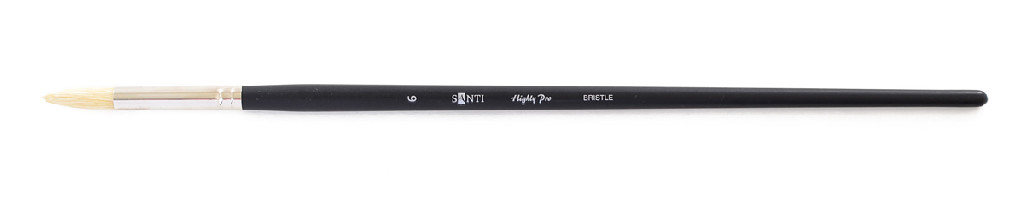 Пензель худож. щетина "Santi Highly Pro", круглий, №6, 310675