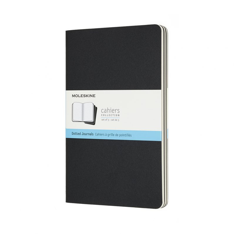 Записник Чорний середній точка, Moleskine Cahier, QP319