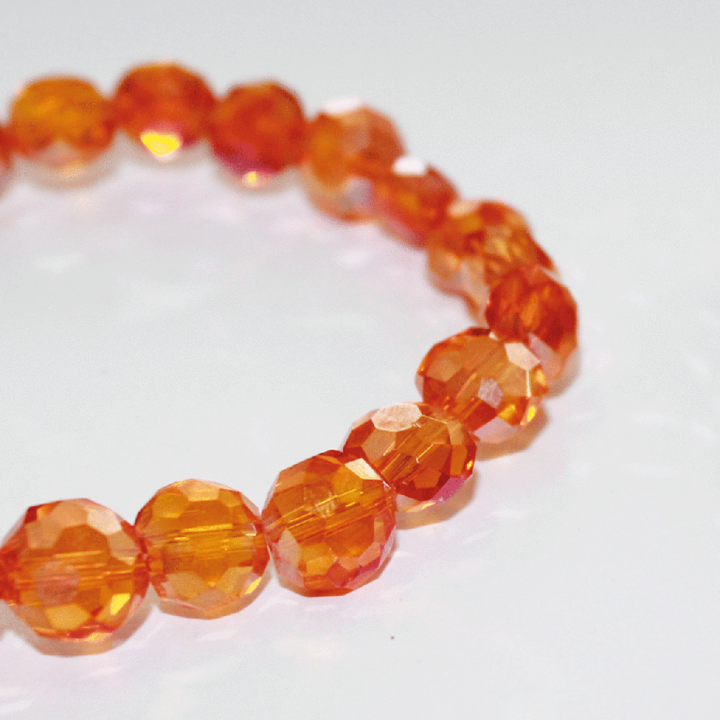 Ожерелье хрустальное на нитке, 10 мм/45 шт., 11371/102ABC Crystal Art