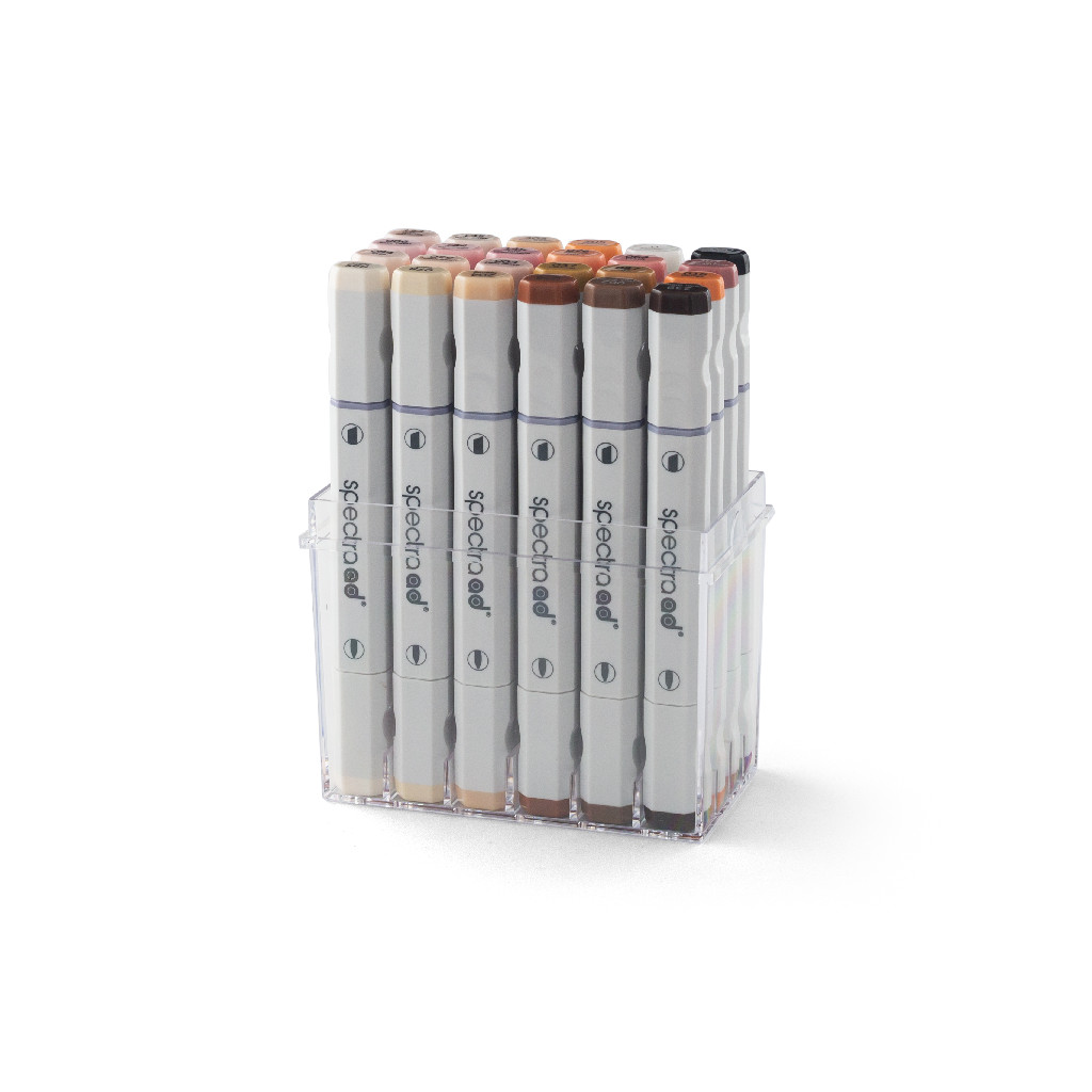 Набір маркерів двосторонніх Spectra AD "Portrait" 24 кол., S24PT-SADM