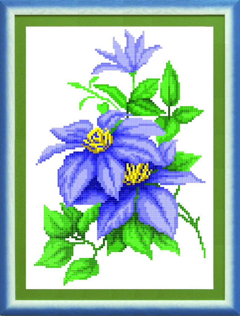 Схема для вышивания бисером СБ-1037 18,5*26 см на авторской канве ТМ "Чарівна мить"