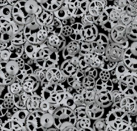 Картон диз.кольоровий 300 г 49,5*68 см Шестерні, UR-127222105