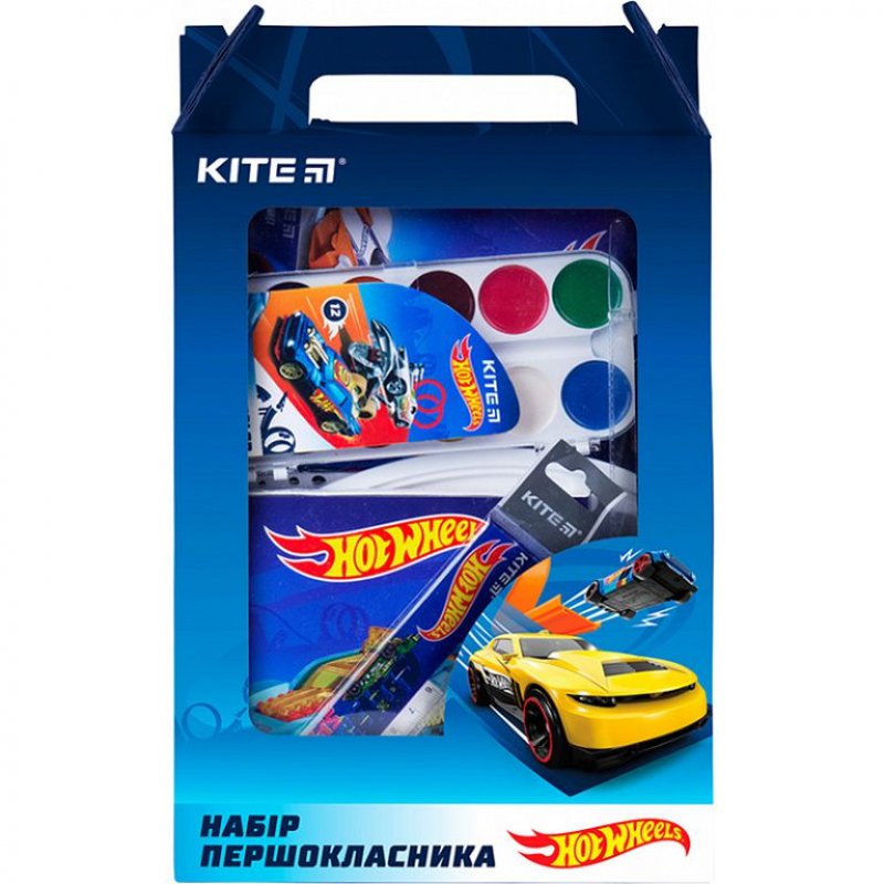 Набір першокласника Kite "Hot Wheels", K21-S02
