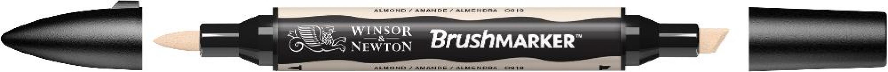 Маркер двухсторонний Brushmarker, Миндальный, 0204216 W&N