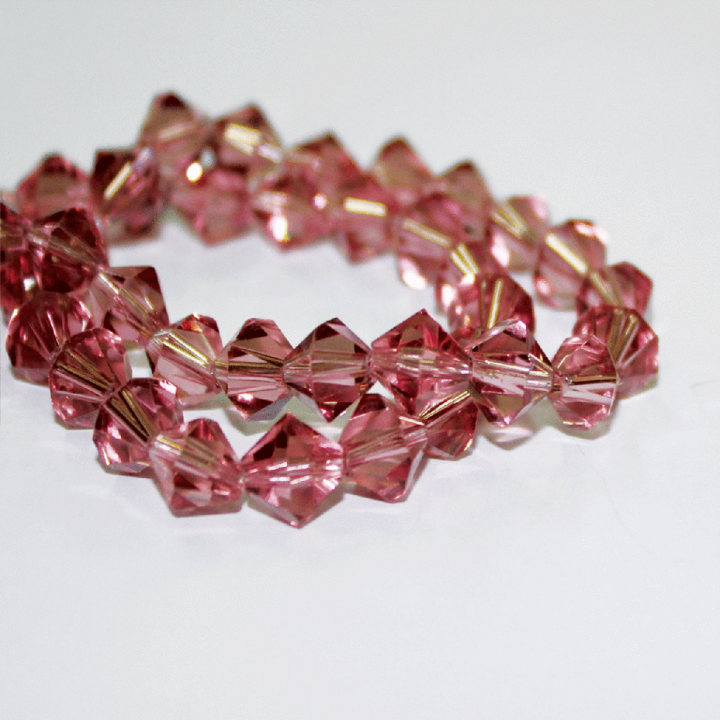 Намисто кришталеве на нитці, 8 мм/54 шт., 11304/025C Crystal Art